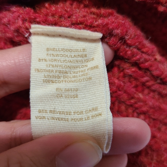 Free People Women's Fair Isle Wool Blend Sweater Vest sz M - Picture 7 of 7